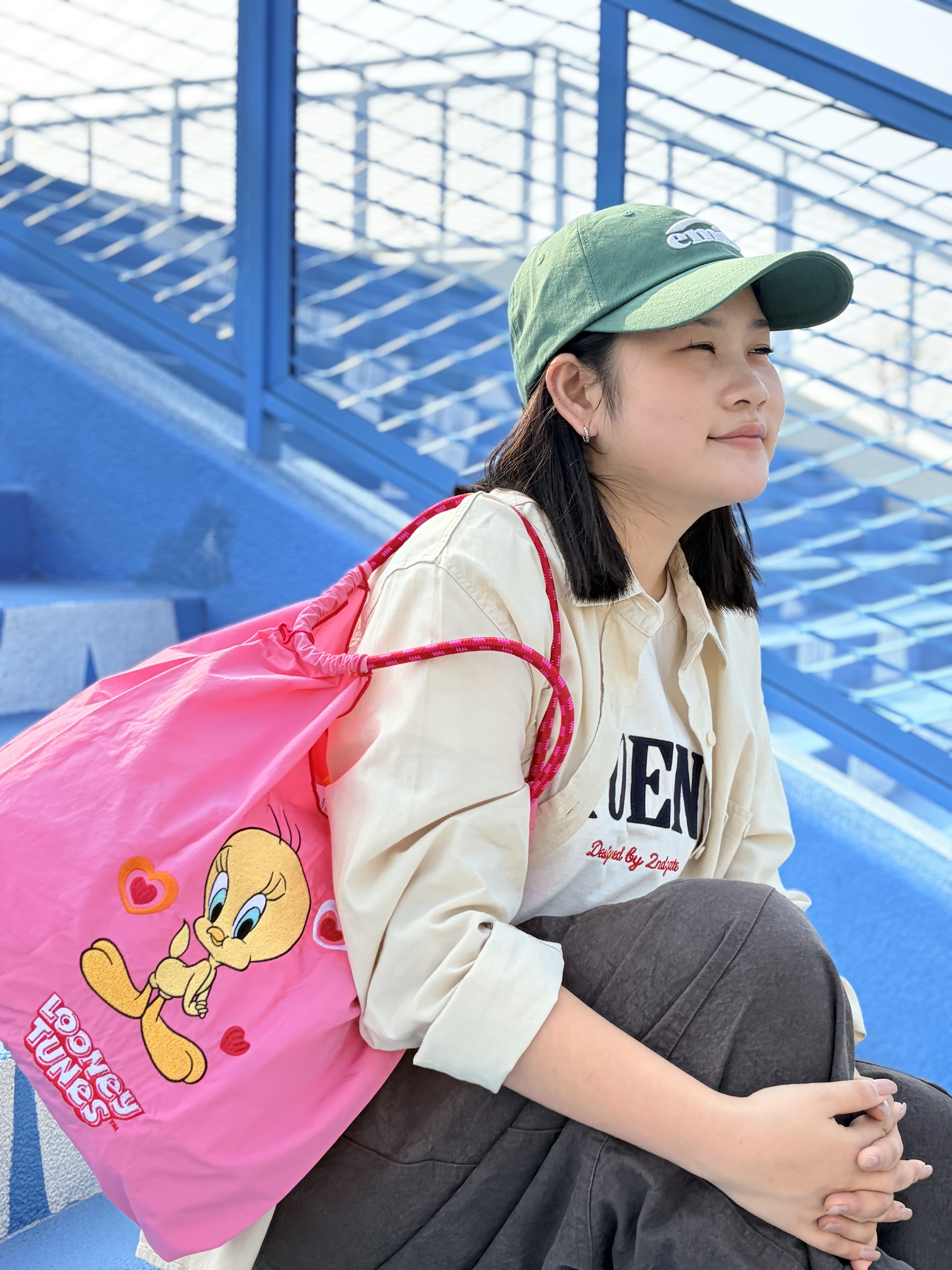 日本 Ball & Chain × Looney Tunes 崔弟 Tweety 刺繡托特包 日本 Ball & Chain × Looney Tunes 崔弟 Tweety 刺繡托特包